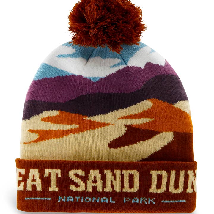 Gorro Pom Pom do Parque Nacional de Sequoia - Design de Árvore Cénica para Aventuras ao Ar Livre por atacado de Northern Icons Creations INC