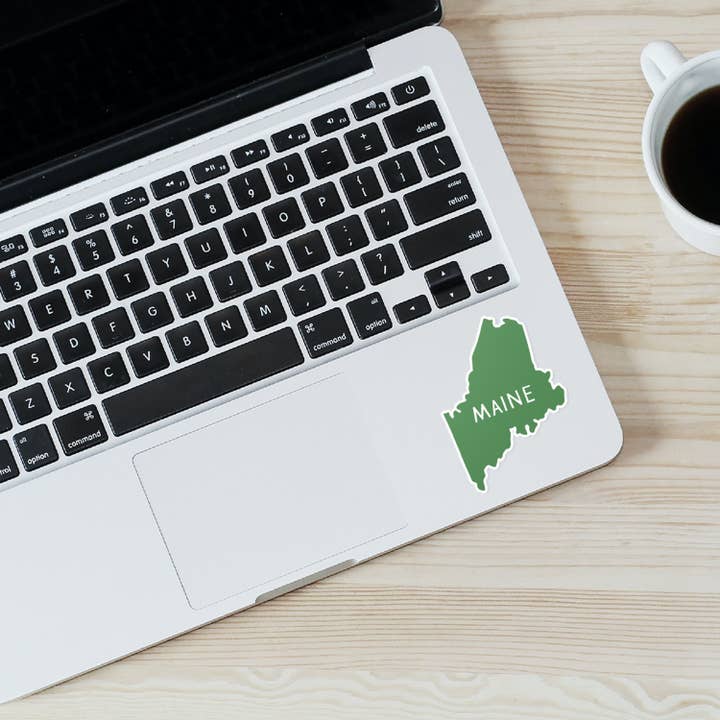 Little Something Co. - Wholesale Sticker - Maine State Silhouette Sticker2