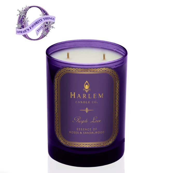 Harlem Candle Co - Vente Bougie en bocal - Bougie de Luxe "Amour Violet"0