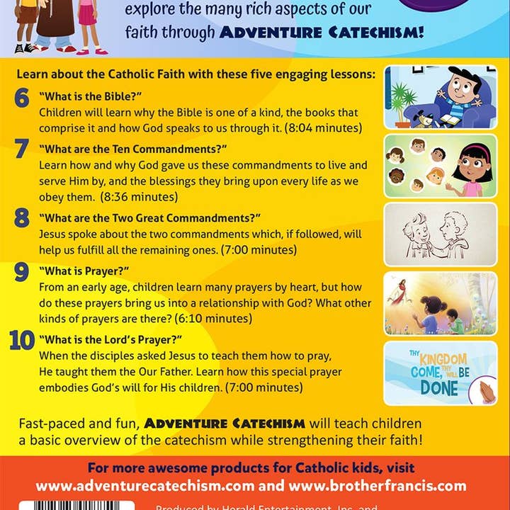 CatholicBrain - Wholesale Music CD/Vinyl - Adventure Catechism Volume 2 - DVD1