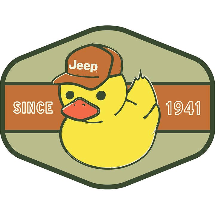 Aufkleber - Jeep® Duck 1941 Hex für den Großhandel von Detroit Shirt Co.