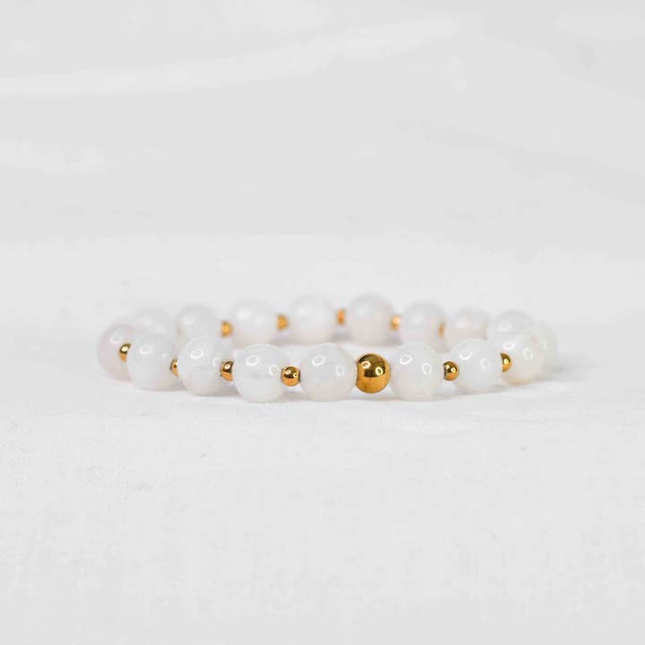 Lori Armband Månsten 8mm för wholesale av BODHI OM ART