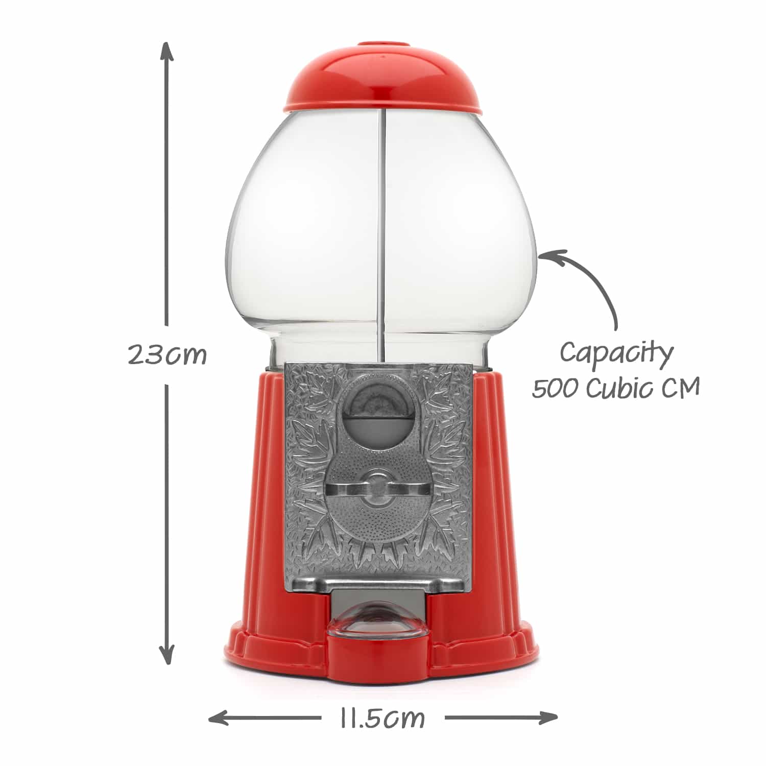 Wholesale Gifts Tomorrow – wholesale Chewing gum – 9" Small Retro Coin Operated Gumball Machine Sweet Dispenser2