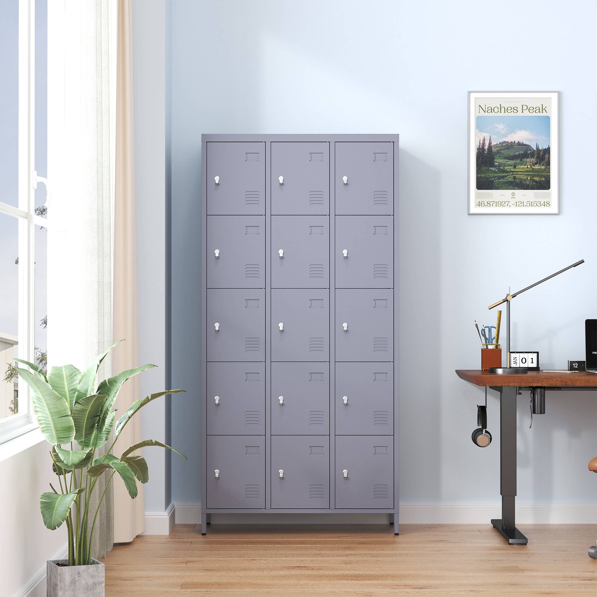 39F Inc. - Wholesale Cabinet - 72inH Storage Lockers for Employees,Home,Gym,School,Garage25