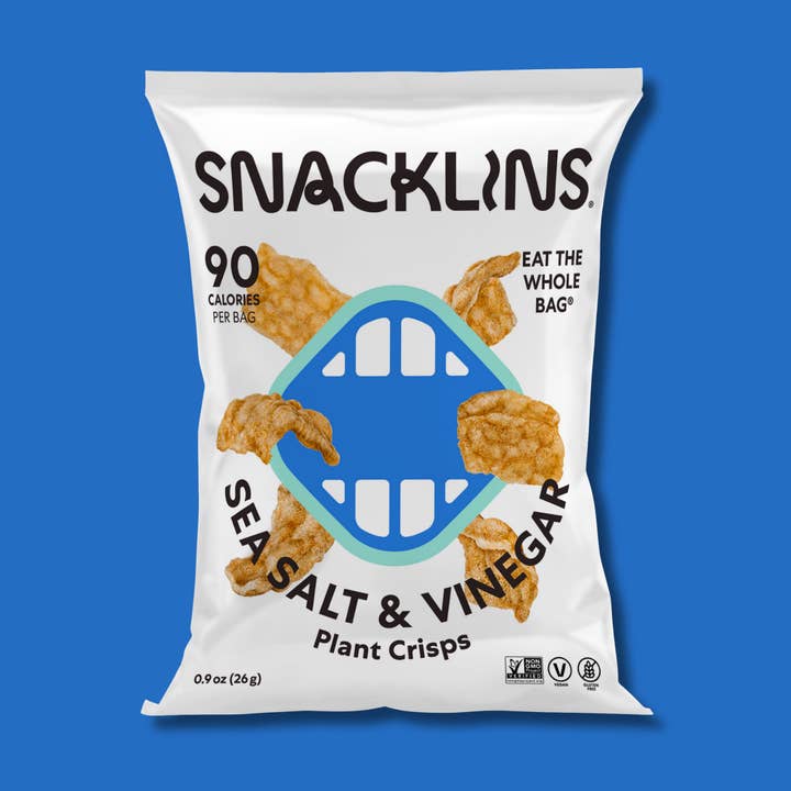 Sea Salt & Vinegar Snacklins (12ct - 0.9 oz) for wholesale by Snacklins