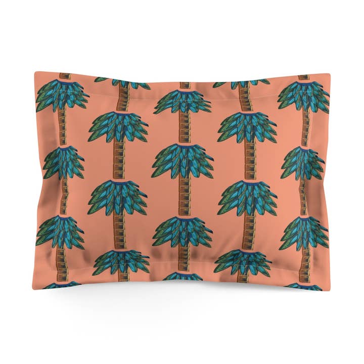 Tiki Palm Sherbet Kudde Sham för wholesale av B.Maraffi Art and Home