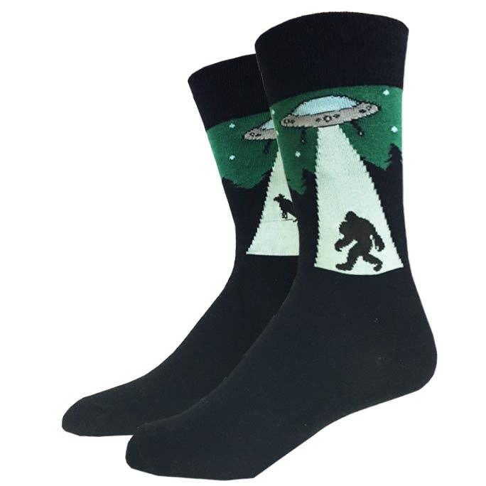 UFO Bigfoot Socks for wholesale by Sock Harbor / Bigfoot Sock Co.