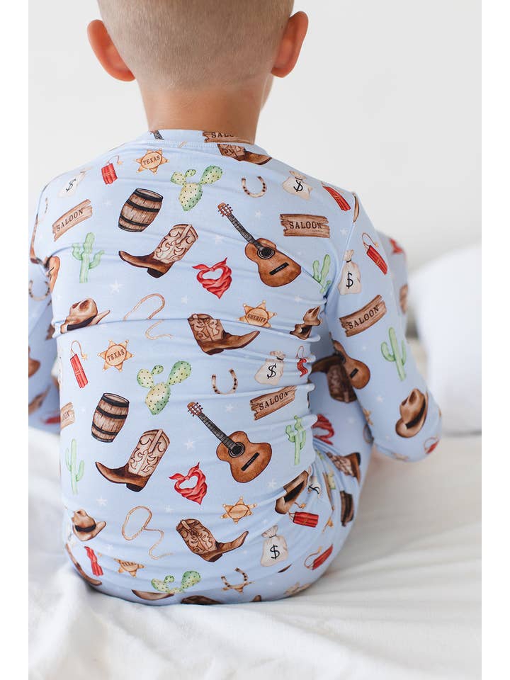 Blush Lotus – wholesale Sleepwear set – Kids – Cowboy - Set4