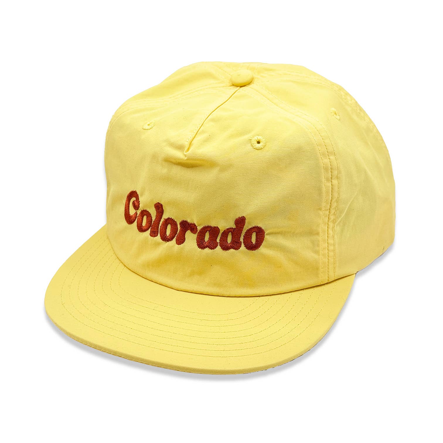 Moore Collection - Wholesale Flat Brim Cap - Unisex - Retro Colorado Hat-Sunset0