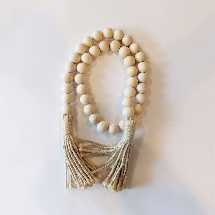 Foundations Decor - Wholesale Bunting/Garland - Wood Bead Garlands - classic colors and shapes2