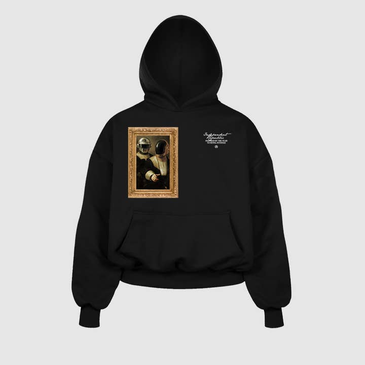 Raphael Punk © black hoodie per la vendita all'ingrosso da parte di Independent Republic