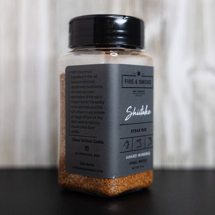 Fire & Smoke BBQ Company - Venta al por mayor Condimentos - Mezcla de especias para bistec con shiitake2