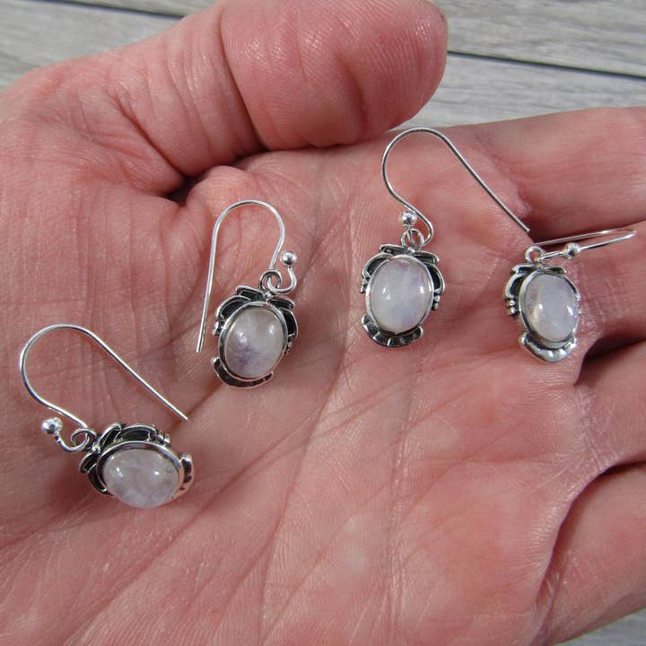 Keystone Crystals - Wholesale Dangle Earrings - Gemstone Sterling Silver Earrings3