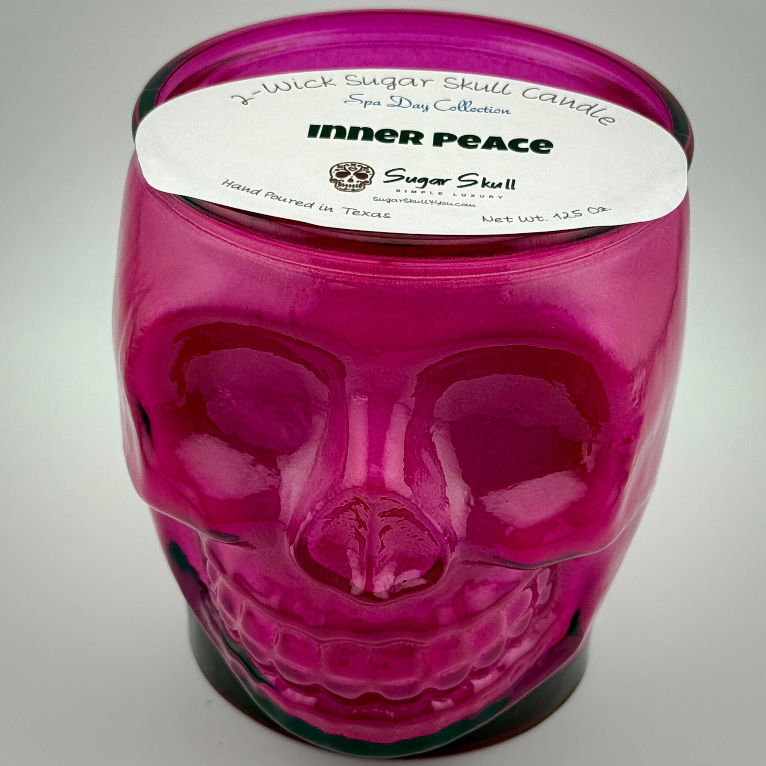 Sugar Skull, LLC - Wholesale Jar/Filled Candle - Spa Day 2-Wick Sugar Skull Candles2