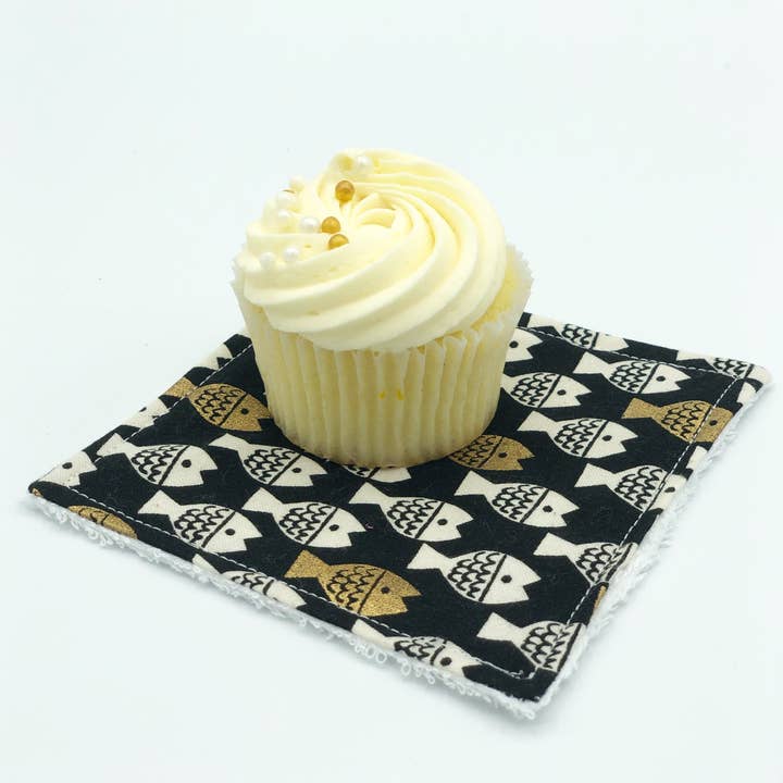 Ivy & Co. - Wholesale Wash Cloth - Kids & Baby - Eco-Cloth - Sage Scallops - Made To Order5