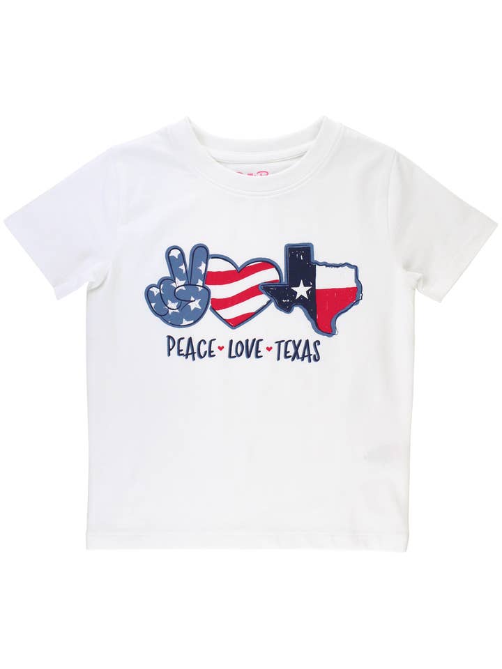 Blanco Camiseta gráfica blanca de manga corta para niñas de venta al por mayor en Faire