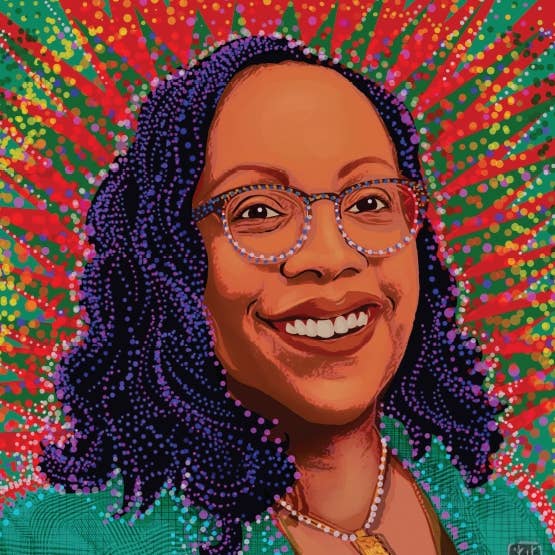 Poster - Justice Ketanji Brown Jackson for wholesale by Syracuse Cultural Workers