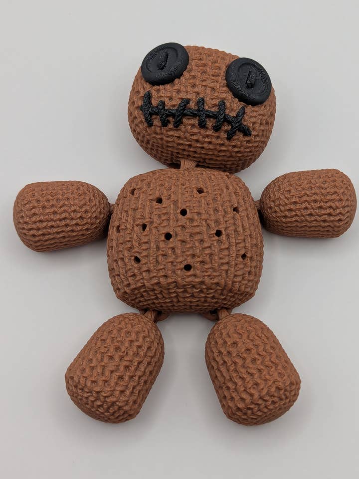 3D Printed "crochet" Voodoo Doll for wholesale by The Midnight Oil
