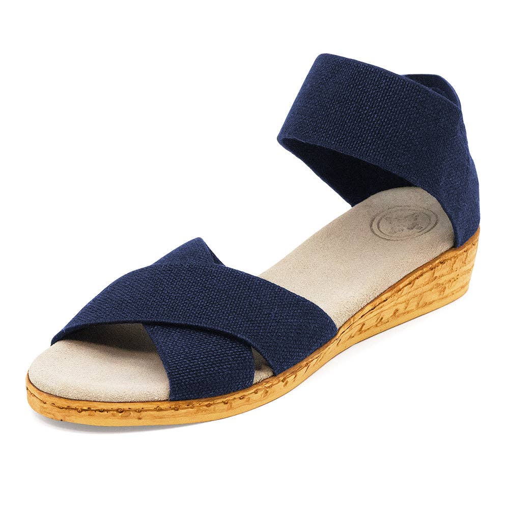 Charleston Shoe Co. - Wholesale Sandals - Women's - Peachtree Solids - Spring/Summer Cork Wedge Sandal 3