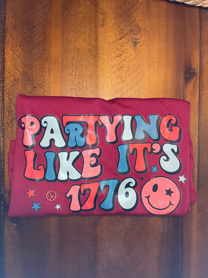 Party Like 1776 KIDS for wholesale by Luna’s Loft Boutique