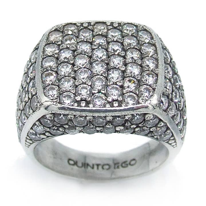 ANELLO QUADRATO E GEMME per la vendita all'ingrosso da parte di Quinto Ego