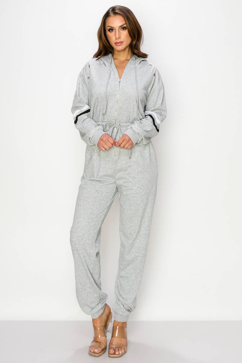 Shop Michella – Großhandel Jumpsuit – Damen – JUMPSUIT AUS FRANZÖSISCHEM FROTTEE MIT REISSVERSCHLUSS VORNE18