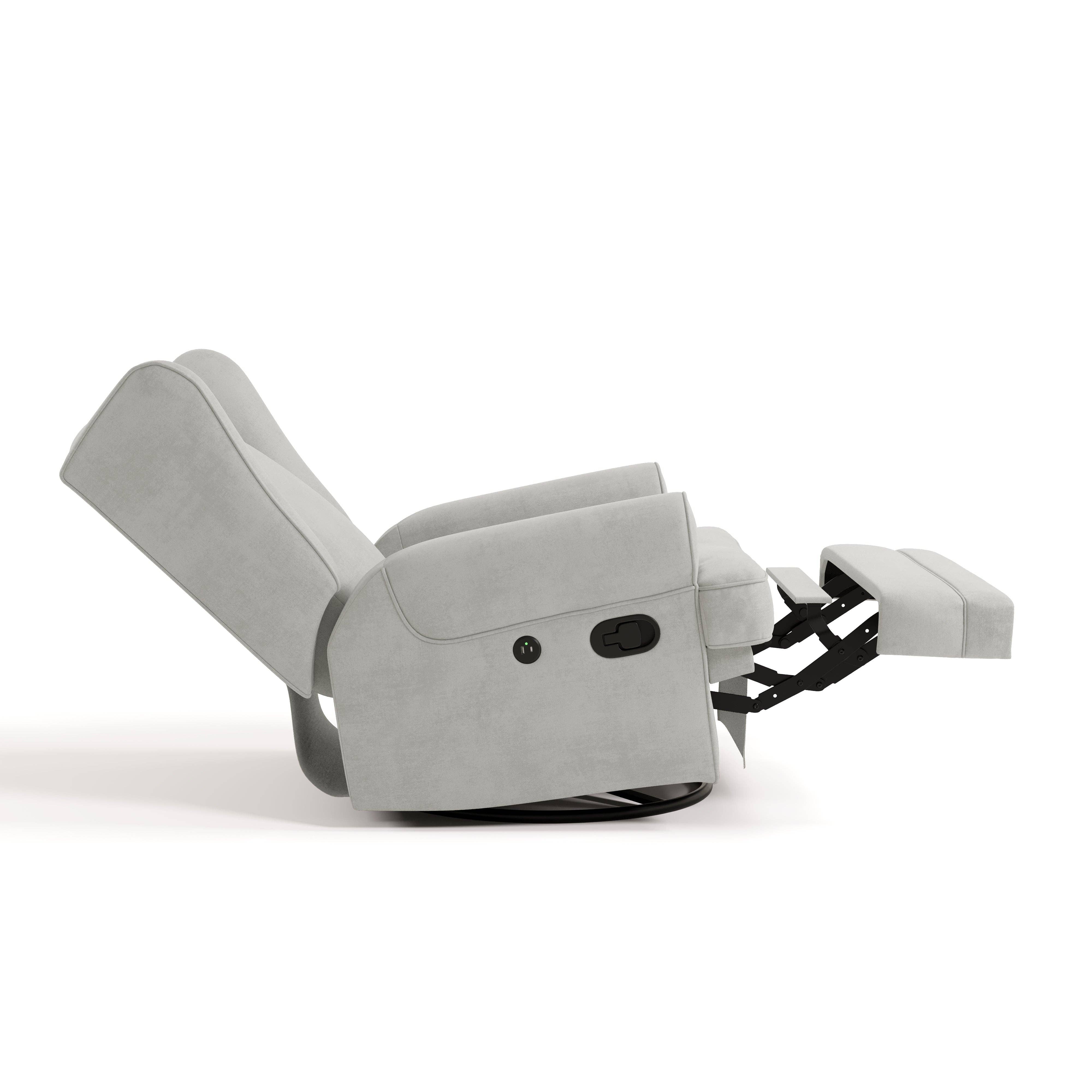 Storkcraft - Wholesale Chair - Kids - Storkcraft® Serenity Wingback Upholstered Recliner Glider11