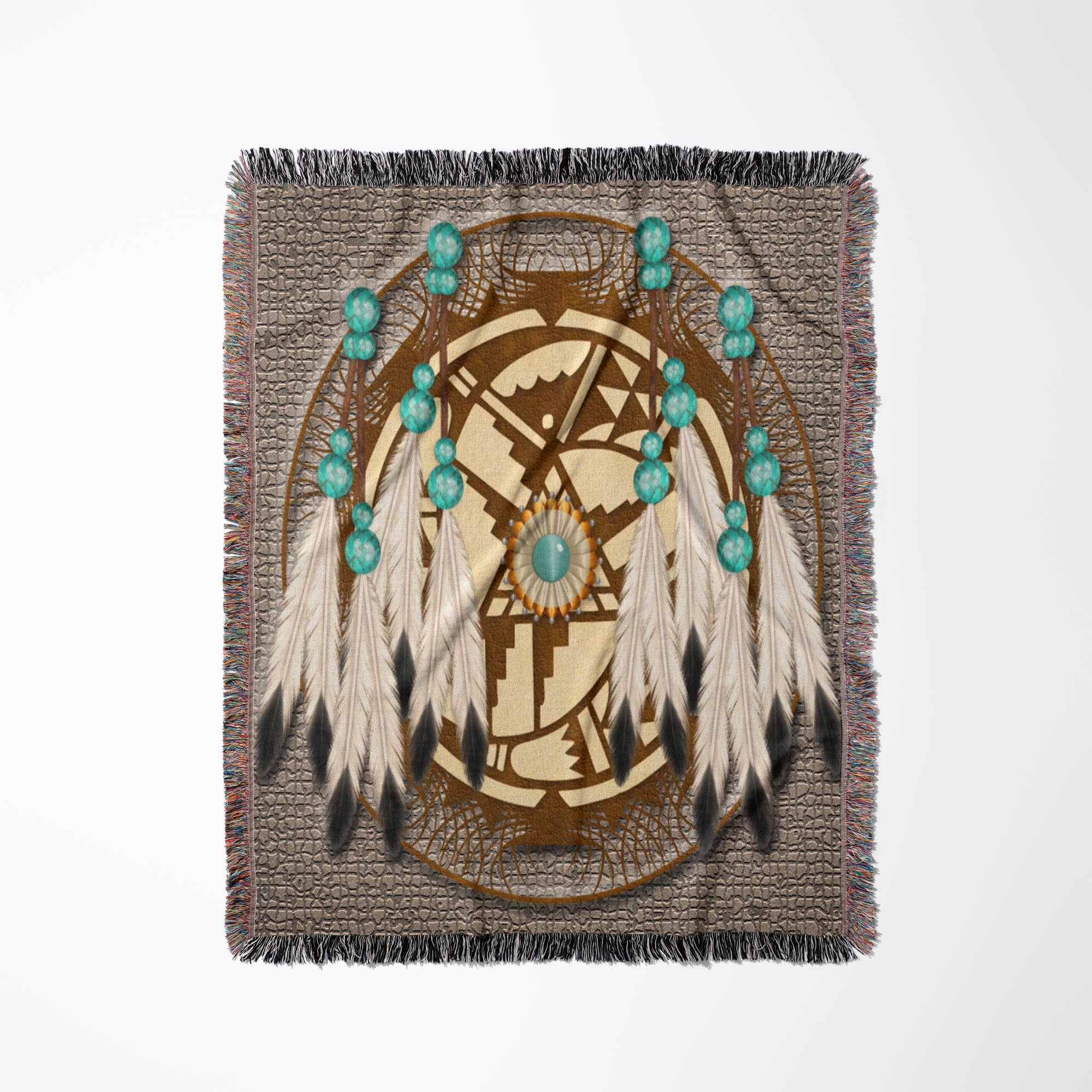 3dRose - Wholesale Throw Blanket - 3dRose, Designer One of A Kind Native American Art, Blanket0