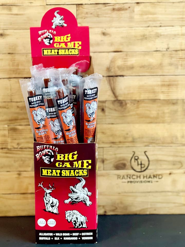 Peppered Turkey Stick for wholesale by Ranch Hand Provisions