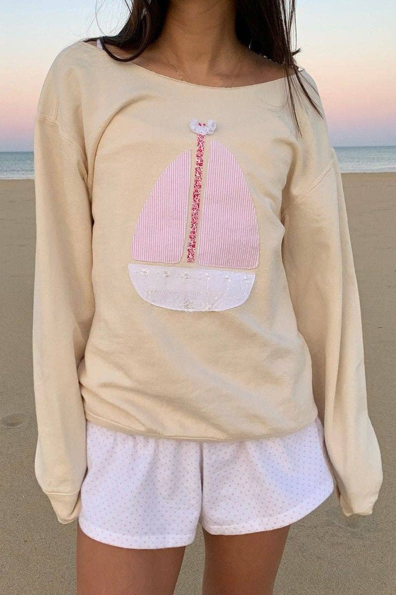 Mccolin – wholesale Sweatshirt - Dam – Segelbåt Lappverk Tröja1