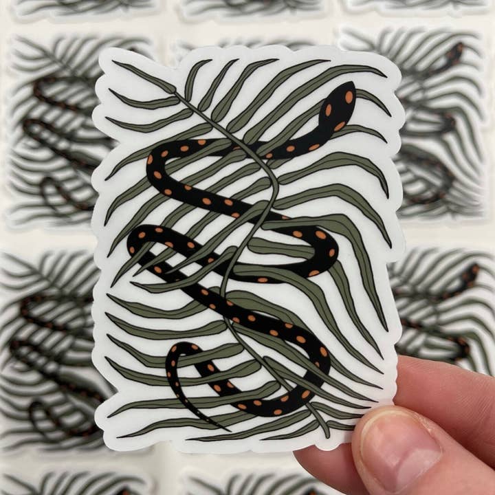 Hissing Fauna (autocollant) pour la vente par Lake Effect Press