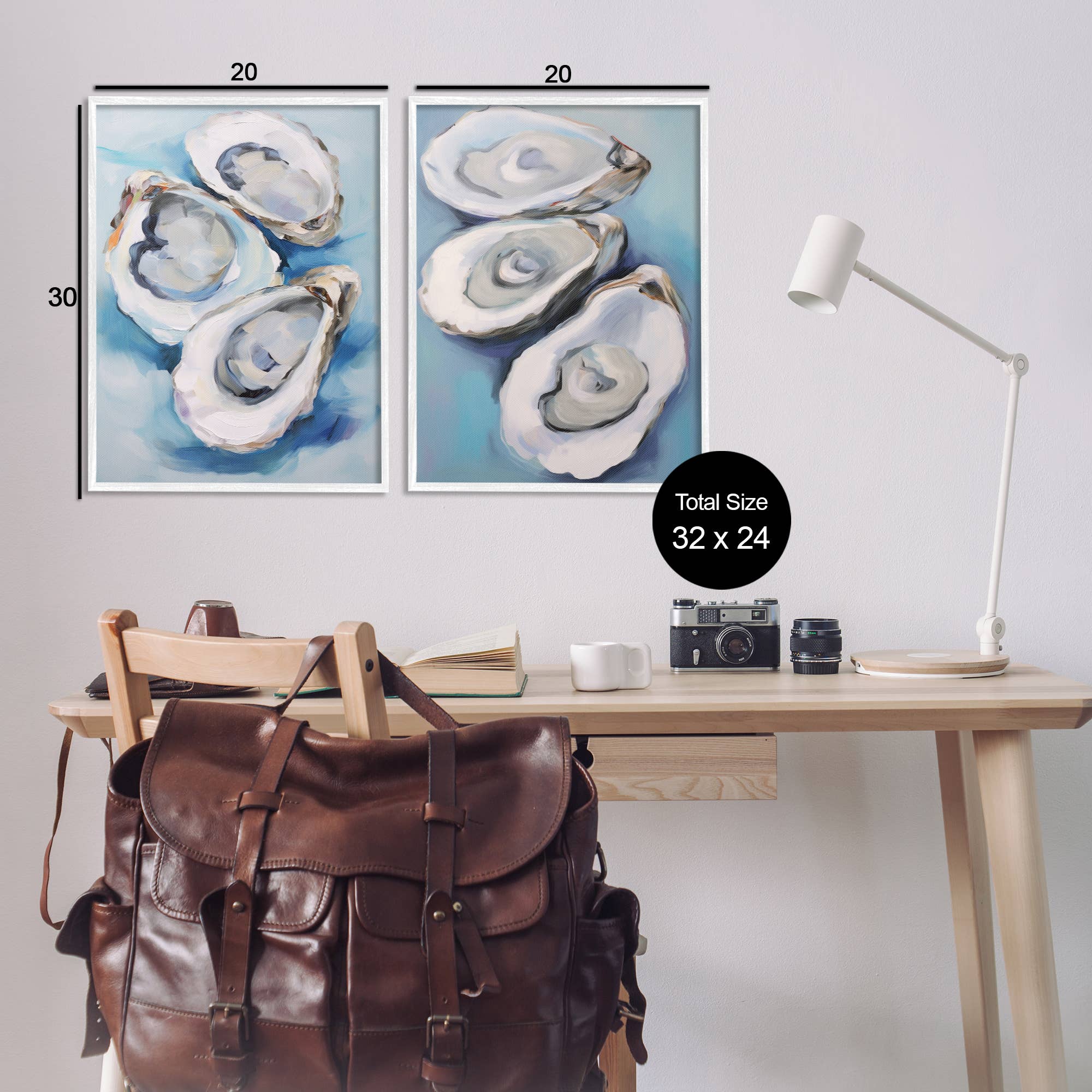 Stupell Industries - Vendita all'ingrosso Decorazione da parete - Bambini e neonati - Arte Incorniciata di Ostriche sul Mezzoguscio35