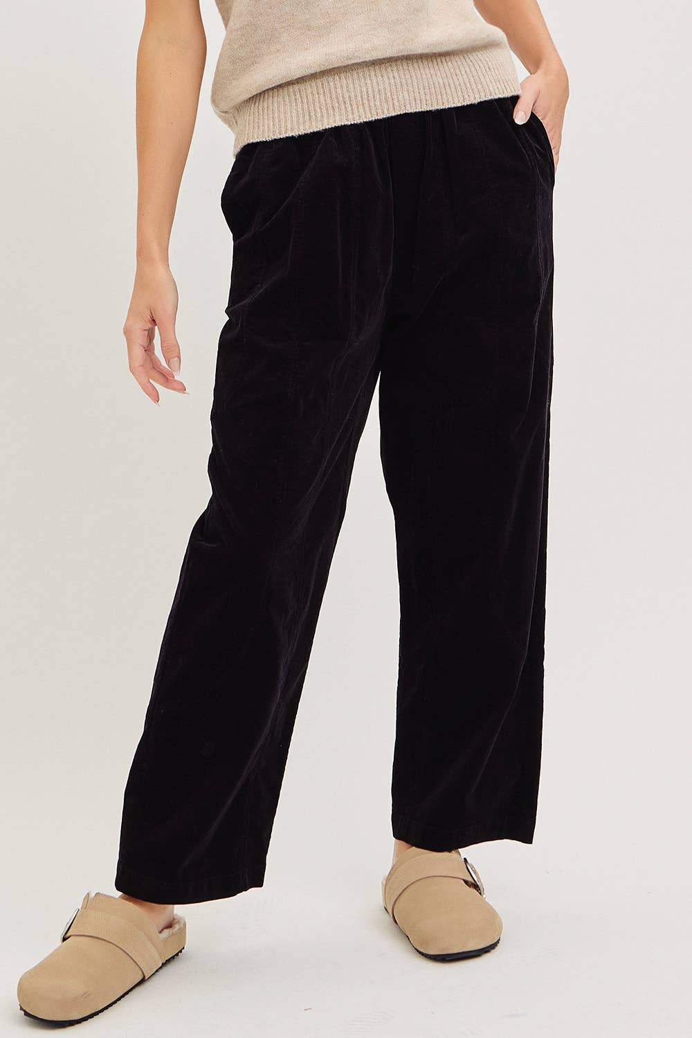 Sweet Lovely by Jen - Wholesale Pants - Women's - EASY CASUAL EVERYDAY PULL-ON RELAXED  CORDUROY PANTS 40