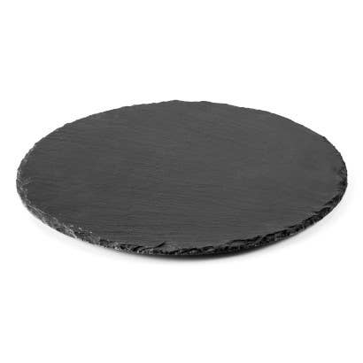 LACOR MENAJE PROFESIONAL S.L. - Wholesale Serving Tray - Round Natural Slate Tray1