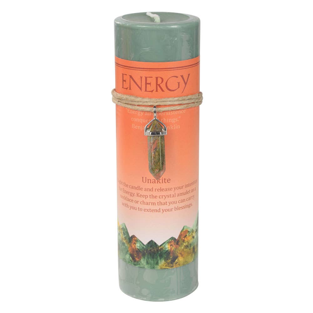 Benjamin International – wholesale Pillar candle – Crystal Energy Pendant Candle9