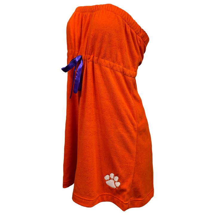 Clemson Tigers Terry Cloth Wrap for wholesale by Emerson Street Clothing Co Collegiate Shop