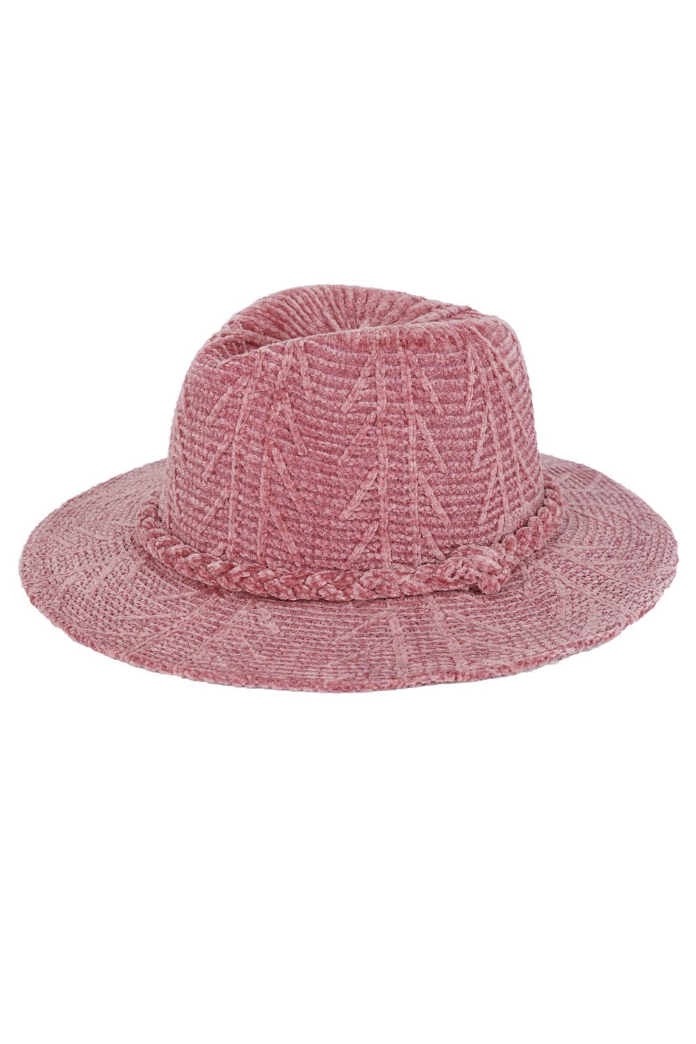 Greater Goods Imports & Wholesale - Vendita all'ingrosso Fedora - Donna - HT0001 MH0171 Fedora a Motivo Chenille7