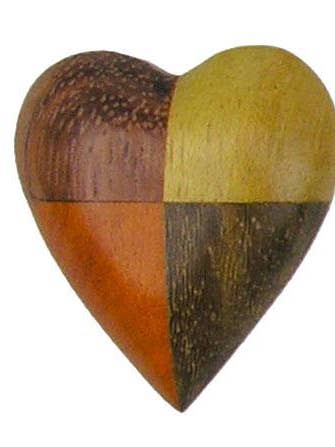 Cuore magnete in legno per la vendita all'ingrosso da parte di Dolfi