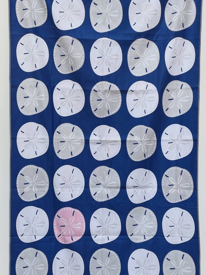 NEW! Beach Towel, Coastal Collection, Sand Dollars for wholesale by Clutch Towels