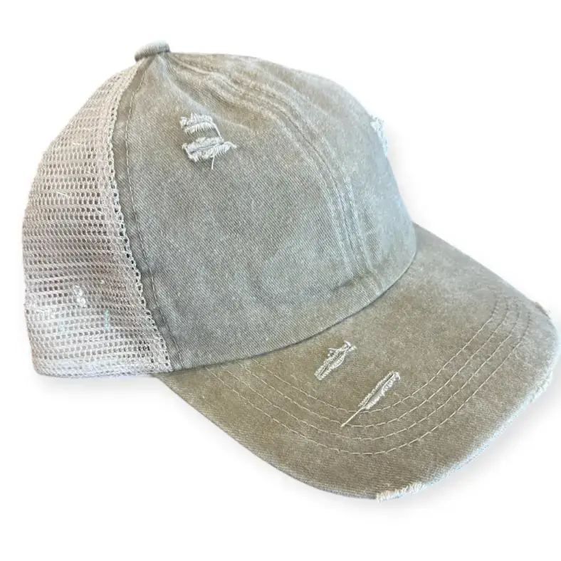 Designed To Flaunt - Wholesale Ponytail Cap - Women's - Kansas City Crown Women's Criss Cross Hat10