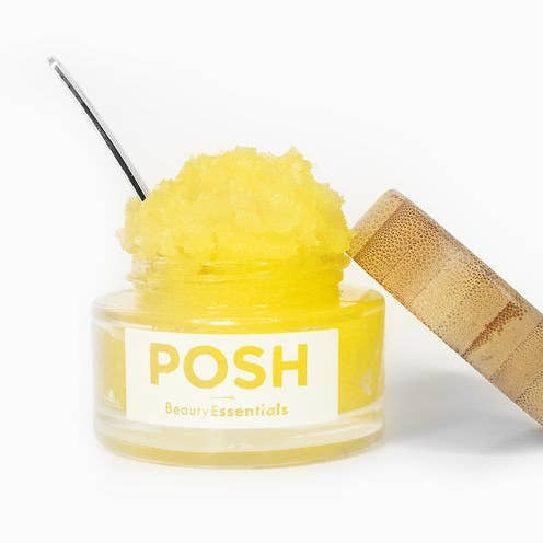 Lemon Drop Lip Scrub for wholesale by POSH Beauty Essentials, LLC
