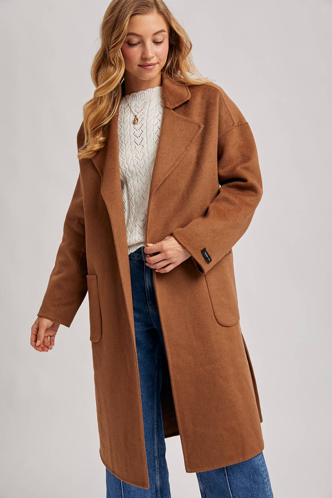 Bluivy - Wholesale Coat - Women's - HANDMADE BELTED LONGLINE COAT7