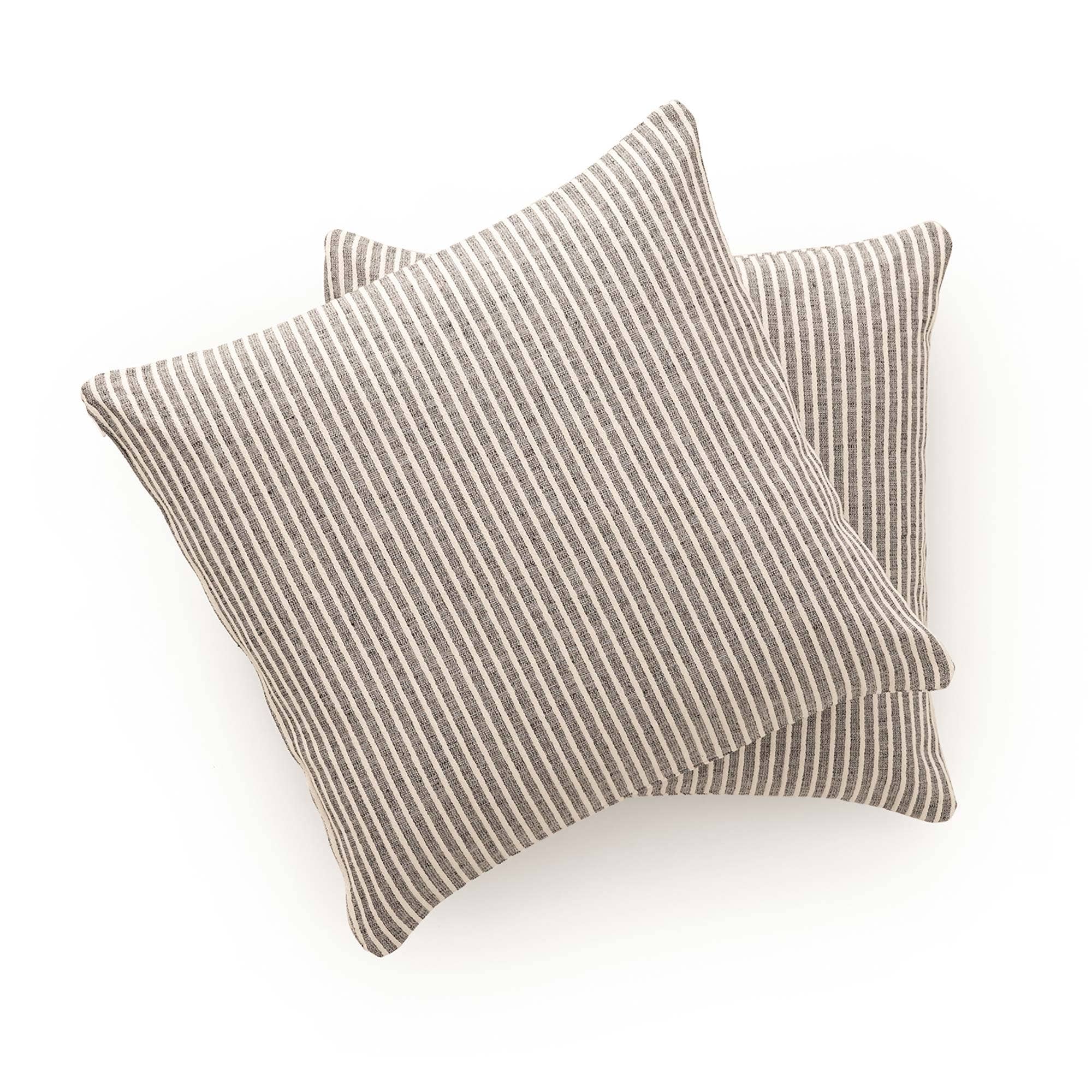 GAMUSI - Wholesale Throw Pillow Cover - Pack of 2 Cushion Covers 45x45 cm Stripes BANA5