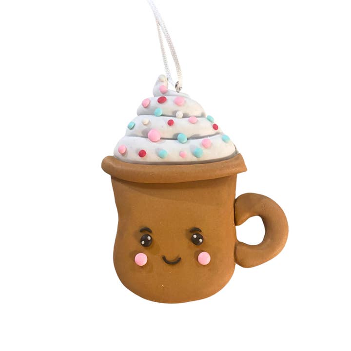 Cup of Cheer Coookie Ornament for wholesale by David Christopher's Collection