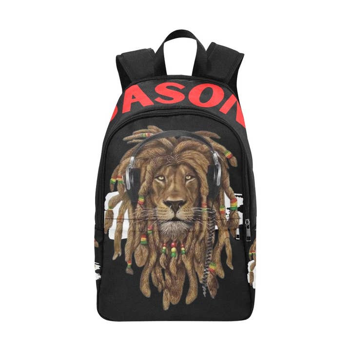 Rasta Lion Backpack for wholesale by Sincere Sentiments LLC
