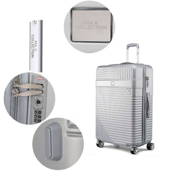 MKF Collection - Wholesale Luggage - Mykonos Luggage Set-Extra Large and Large by Mia K- 2 pieces5