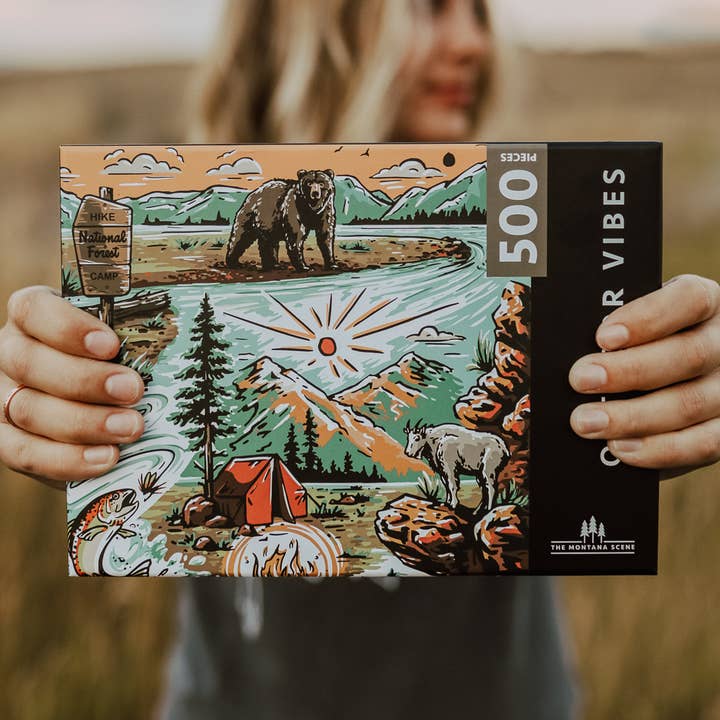 Puzzle National Forest - 500 pièces pour la vente par The Montana Scene