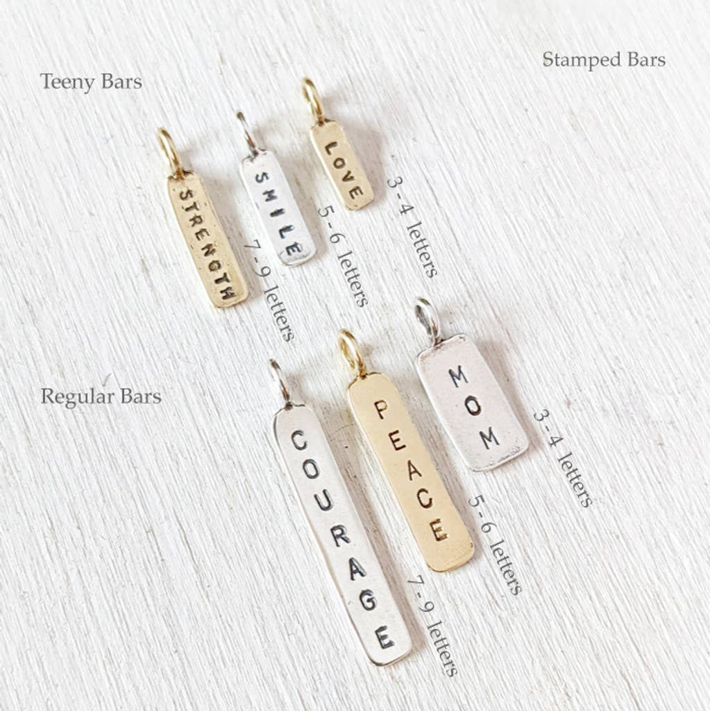 Marmalade Jewellery – wholesale Individuell berlock/hänge – Handstämplade vanliga silver- eller bronsmärken1