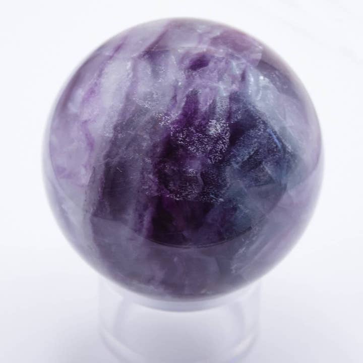 Tiny Rituals - Wholesale Spiritual Stone/Crystal - Rare Rainbow Fluorite Spheres - AAA Premium Quality122