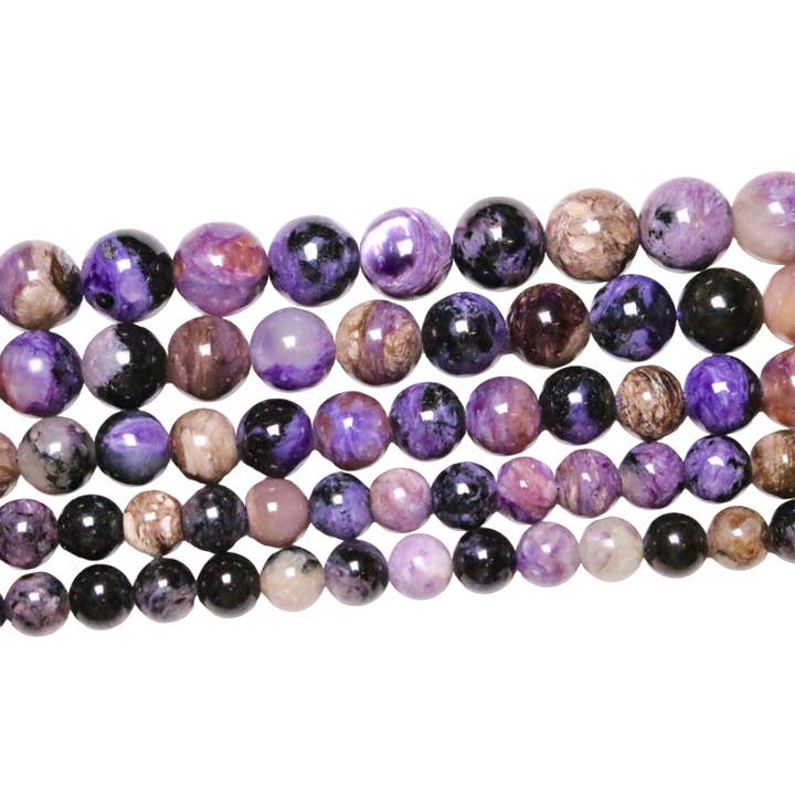Charoite A+ bead wire for wholesale by Foliesbijoux